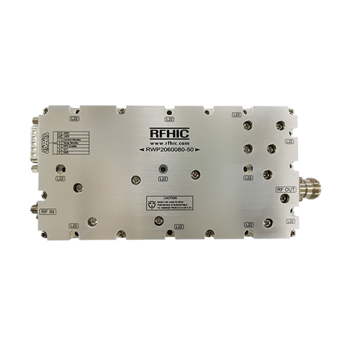 rfhic-65W, 2000-6000 MHz, GaN Wideband Amplifier-RWP2060080-50